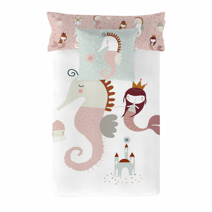 Capac nordic Haciendo el Indio Seahorse Reversibil/ă Pat 105 (180 x 220 cm)