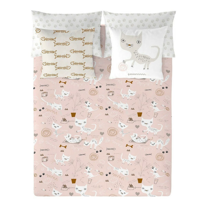 Husă de pilotă Panzup Cats Pat 150/160 240 x 220 cm