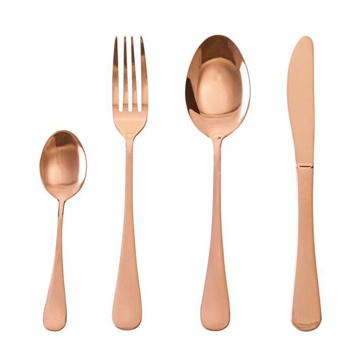 Set de Tacâmuri Oțel inoxidabil Cupru 24 Piese
