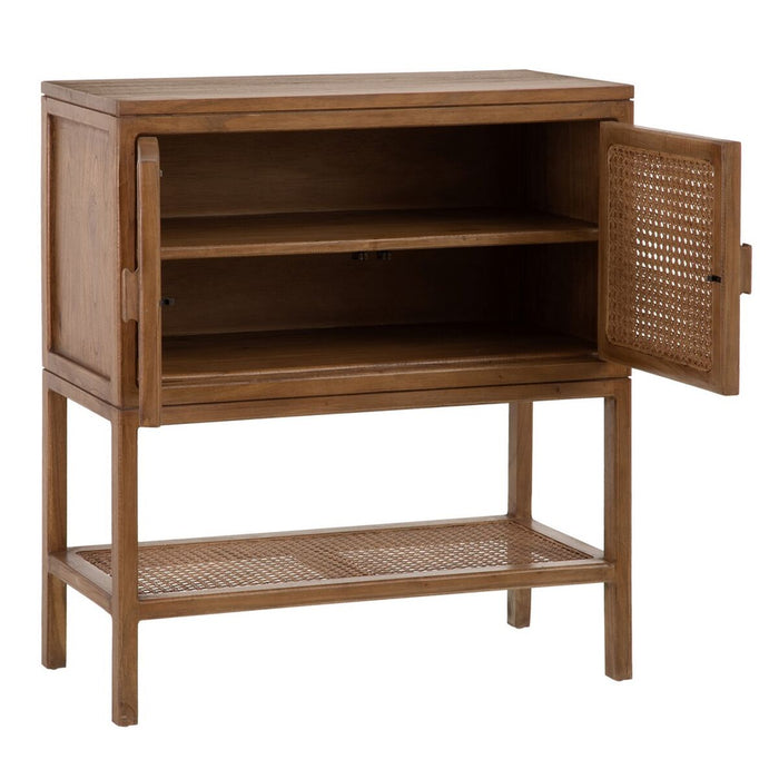 Servantă BATARI 80 x 40 x 90 cm Natural Lemn Ratan