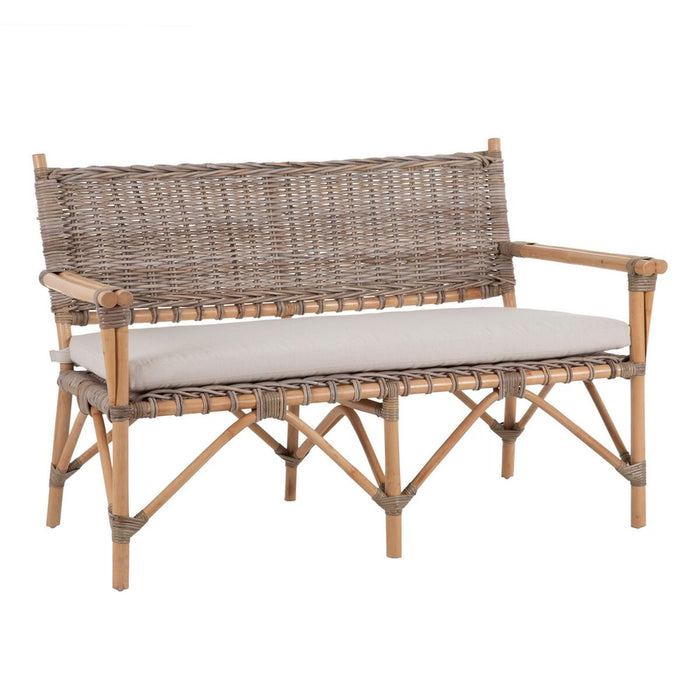 Canapea 124,5 x 70 x 80 cm Natural Ratan