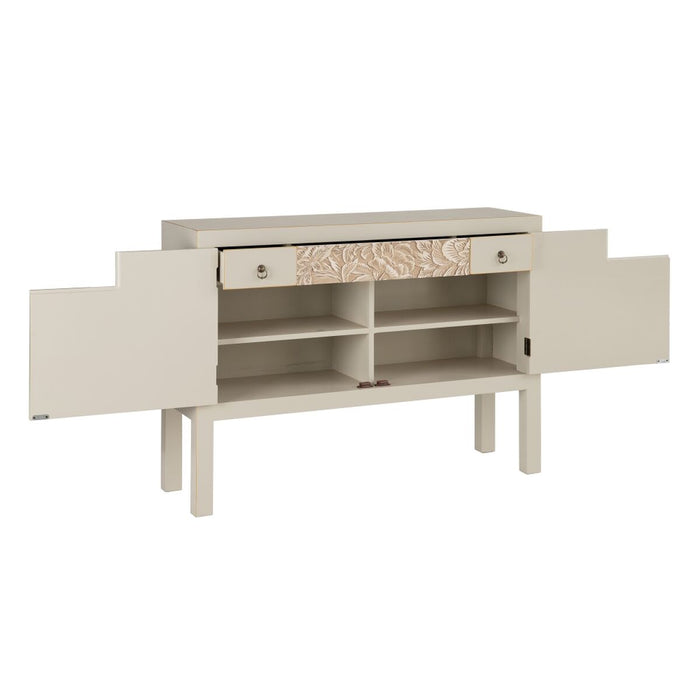 Mobilă pentru Hol cu Sertare ORIENTAL CHIC 100 x 28,5 x 75 cm Gri Maroniu DMF