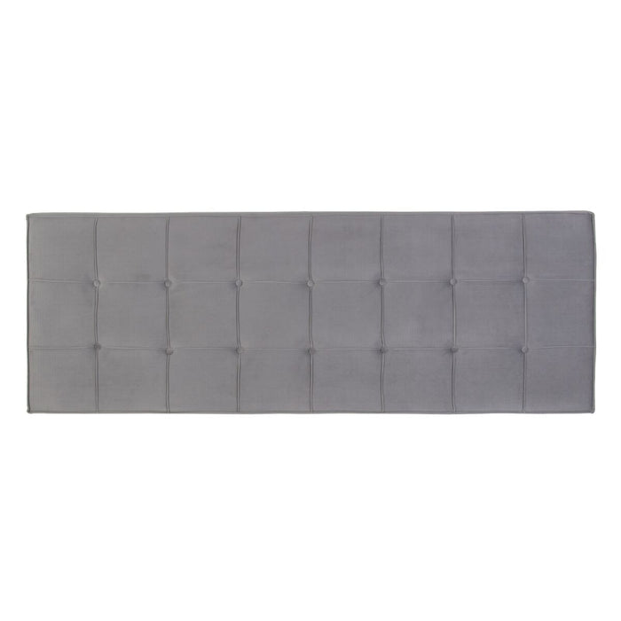 Tăblie de Pat 180 x 7 x 64 cm Țesut Sintetic Gri