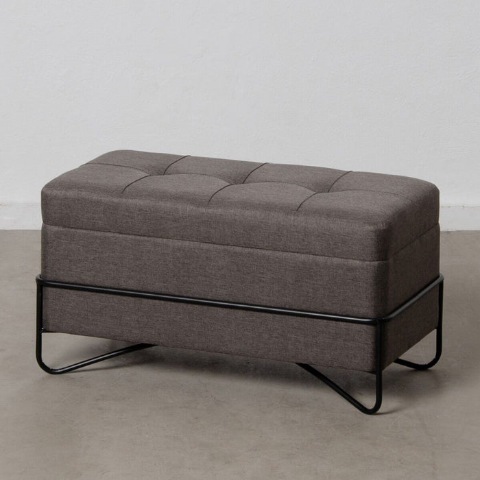 Cufăr 82 x 42 x 44 cm Țesut Sintetic Metal