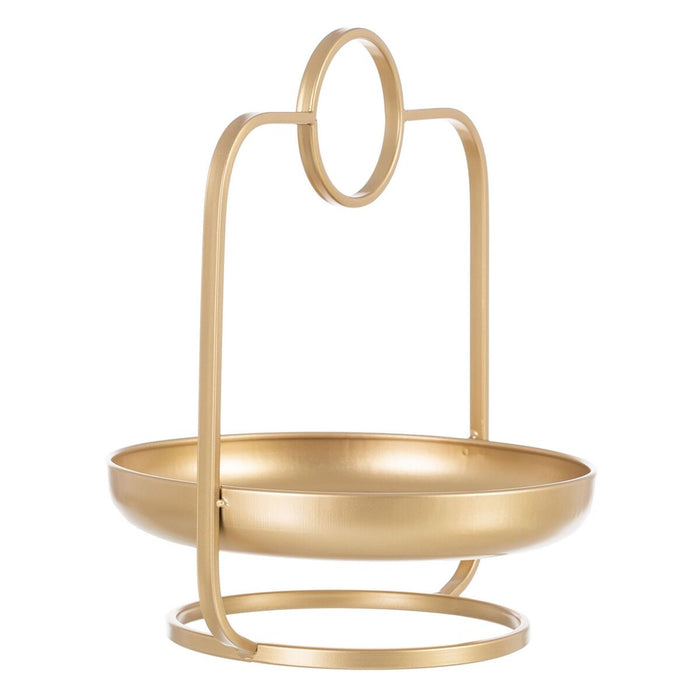 Tavă pentru gustari 26,5 x 25 x 32,5 cm Auriu* Metal