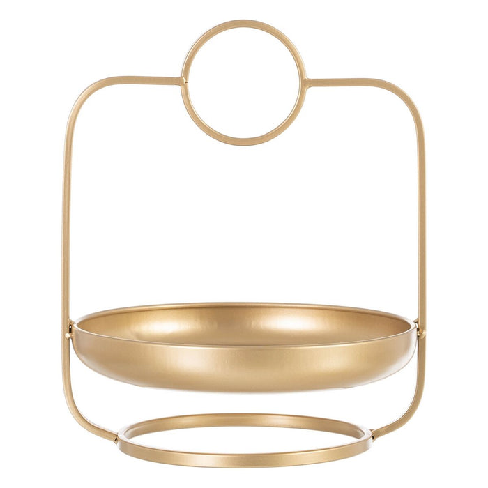 Tavă pentru gustari 26,5 x 25 x 32,5 cm Auriu* Metal