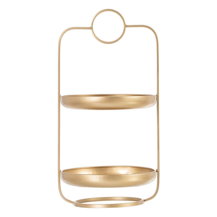 Tavă pentru gustari 26,5 x 25 x 50 cm Auriu* Metal