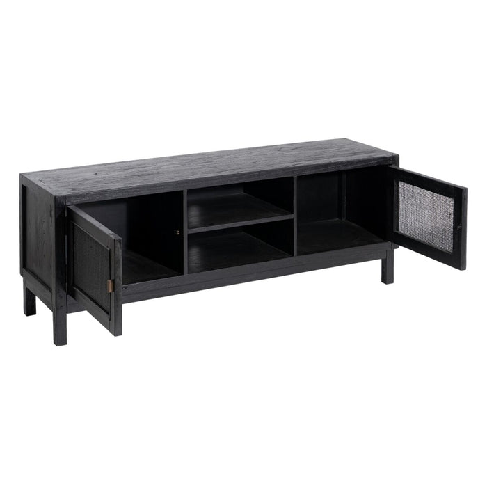 Mobilă TV SHADOW Negru lemn mindi 150 x 40 x 55 cm