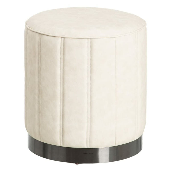 Puff Bej Piele Sintetică 38 x 38 x 42 cm DMF