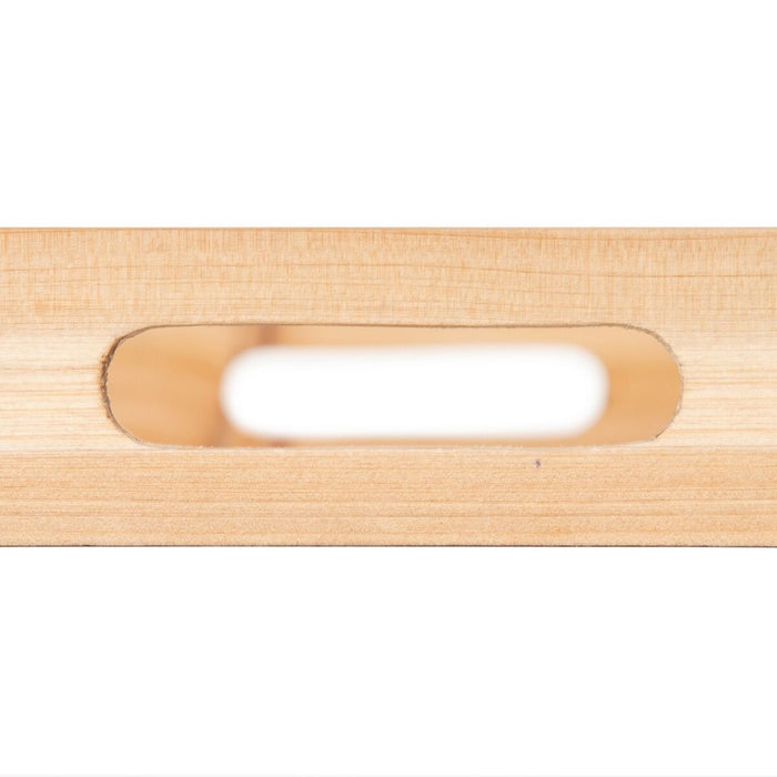 Tavă pentru gustari 45 x 31 x 5 cm Natural Lemn Ratan 3 Piese Palmier