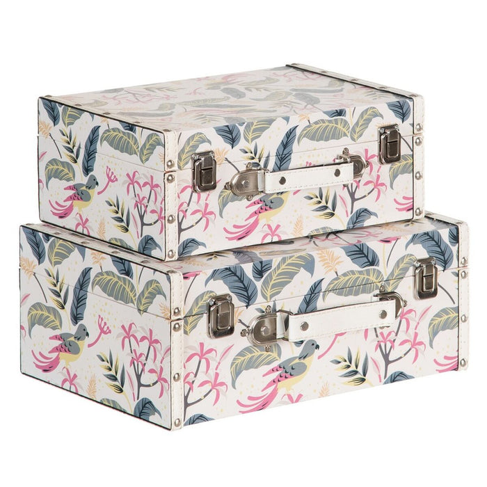 Set de Cufere 34,5 x 24,5 x 14 cm pânză DMF (2 Piese)