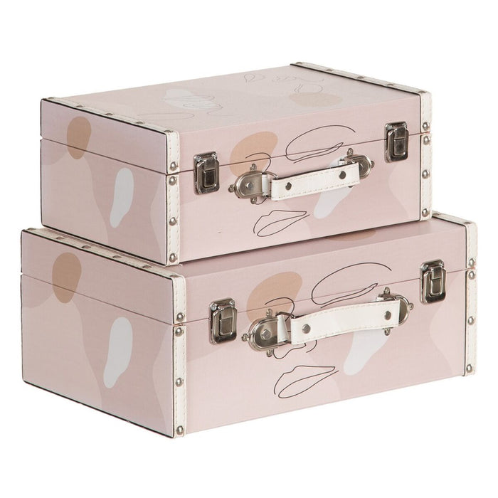 Set de Cufere 34,5 x 24,5 x 14 cm pânză DMF (2 Piese)