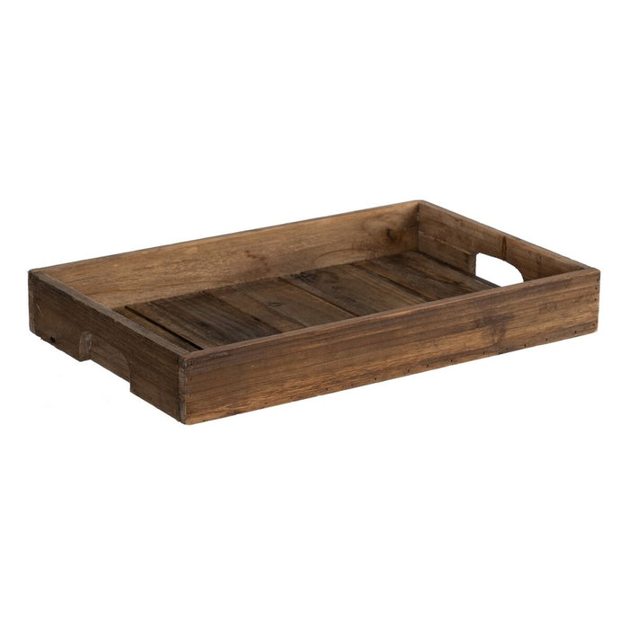 Tavă pentru gustari 48 x 32 x 6 cm Natural Lemn de brad 3 Piese