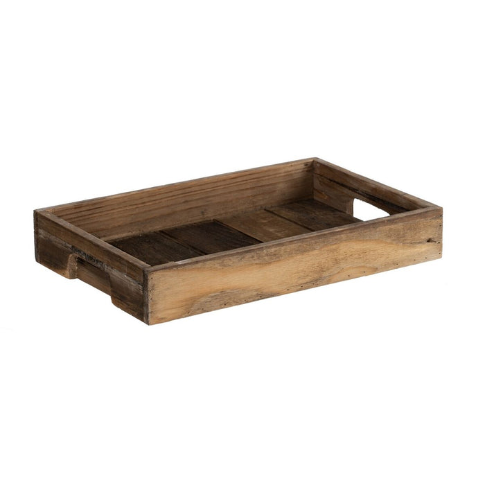 Tavă pentru gustari 48 x 32 x 6 cm Natural Lemn de brad 3 Piese