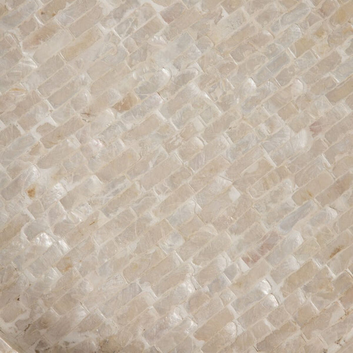 Tavă pentru gustari 40 x 40 x 5 cm Alb Sidef (2 Unități)
