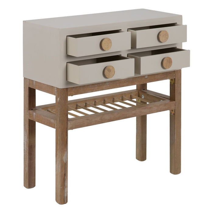 Servantă MIZUCHI 63 x 27 x 69,5 cm Lemn Gri Maroniu DMF