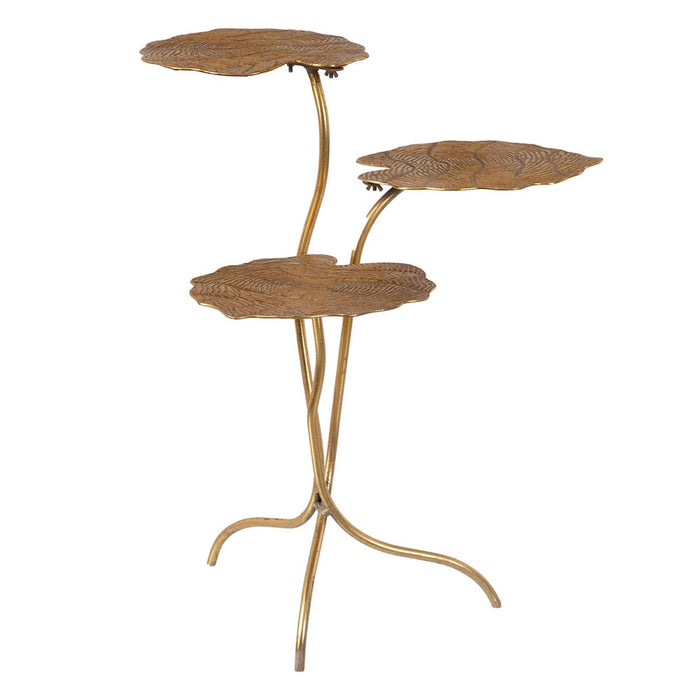 Masa laterală 64,5 x 54 x 78 cm Auriu* Metal