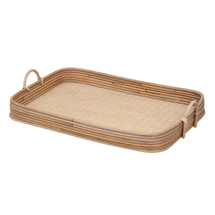 Tavă pentru gustari 64,5 x 42 x 11 cm Natural Ratan 3 Piese