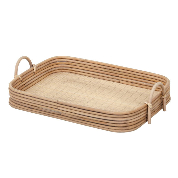 Tavă pentru gustari 64,5 x 42 x 11 cm Natural Ratan 3 Piese