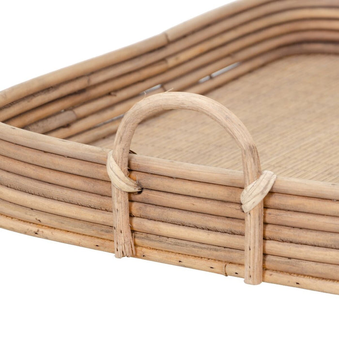 Tavă pentru gustari 64,5 x 42 x 11 cm Natural Ratan 3 Piese