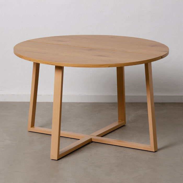 Masă de Sufragerie Natural DMF 120 x 120 x 75 cm