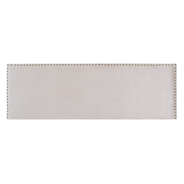 Tăblie de Pat 180 x 6 x 60 cm Țesut Sintetic Gri Maroniu