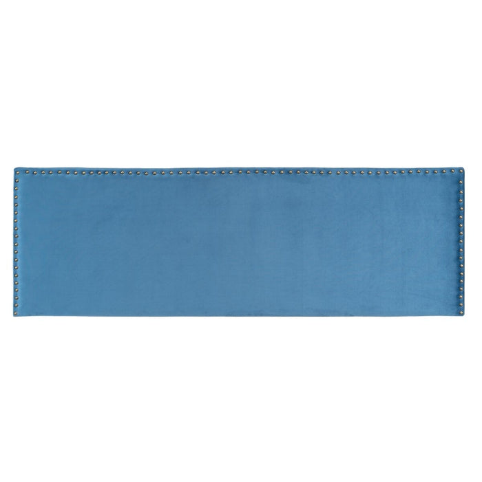 Tăblie de Pat 180 x 6 x 60 cm Țesut Sintetic Albastru
