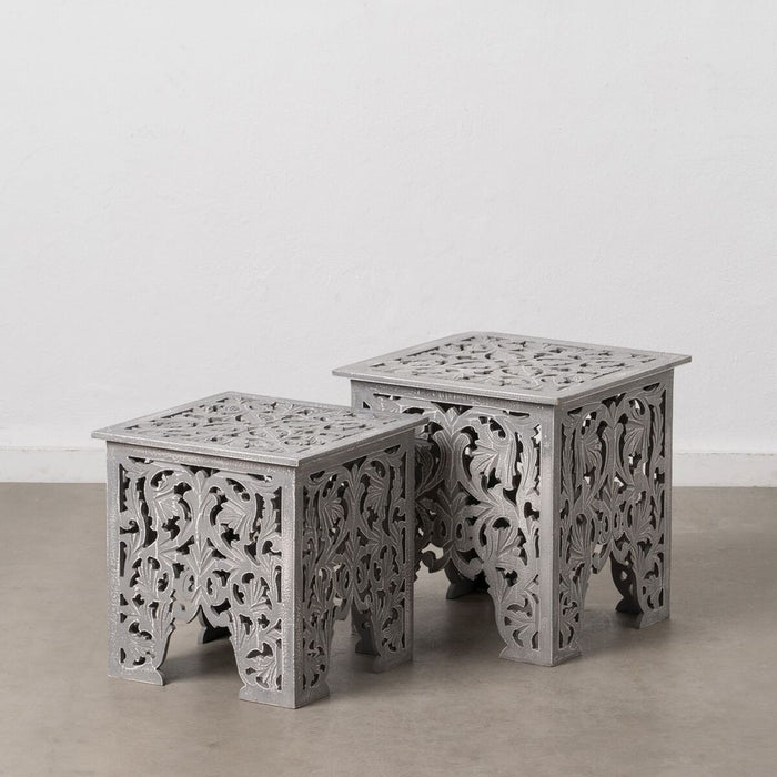 Masa laterală 45 x 45 x 47 cm Gri DMF