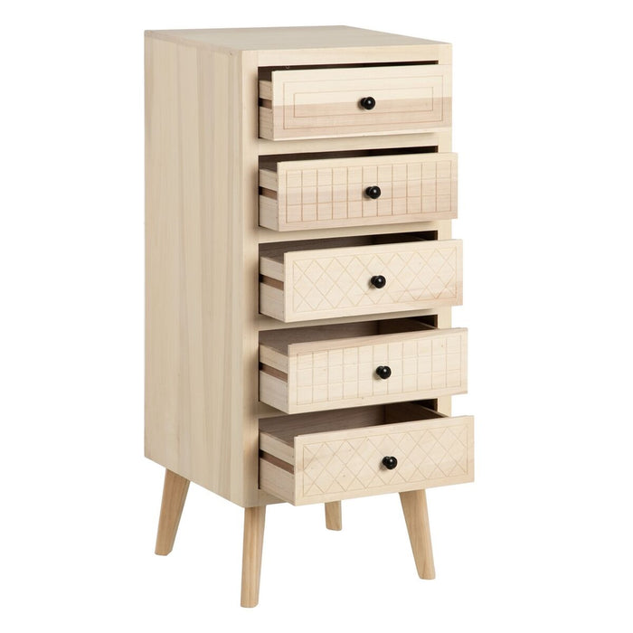 Dulap cu Sertare MARIE 42 x 40,2 x 100 cm Natural Lemn DMF