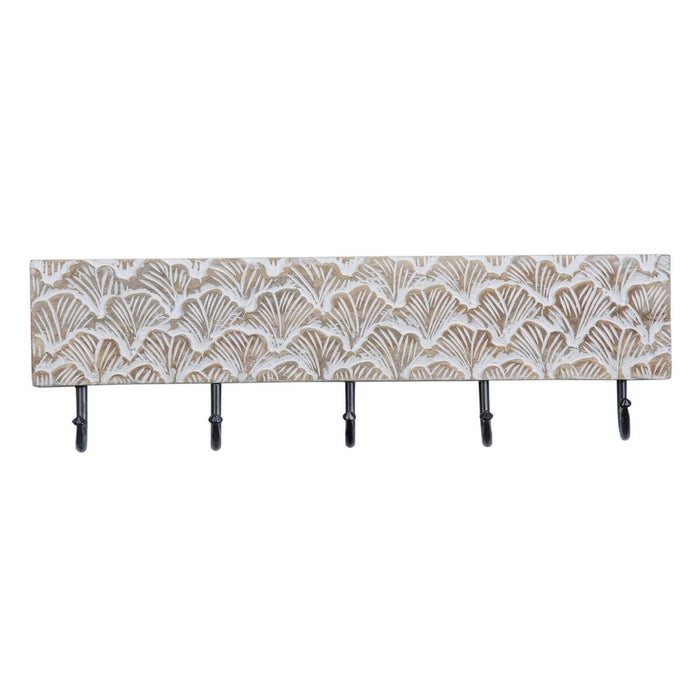 Cuier de perete 50,5 x 7 x 14,5 cm Metal Lemn