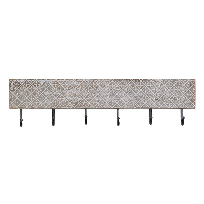 Cuier de perete Metal Lemn