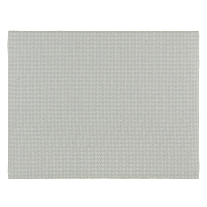 Tăblie de Pat Țesut Sintetic Gri Lemn 100 x 4 x 80 cm