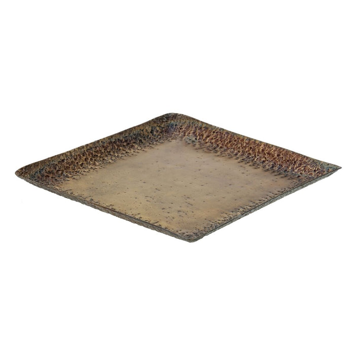 Tavă pentru gustari Aluminiu Bronz 34 x 34 x 3 cm