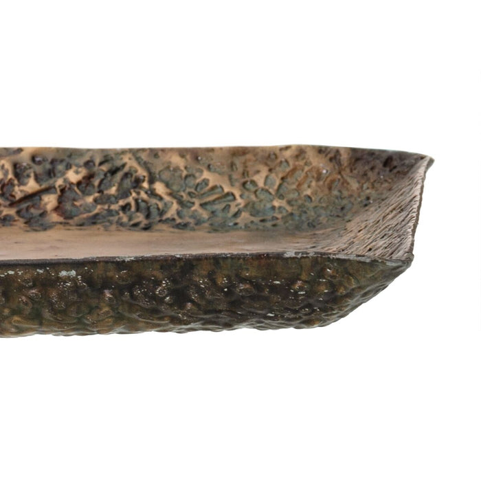 Tavă pentru gustari Aluminiu Bronz 34 x 34 x 3 cm