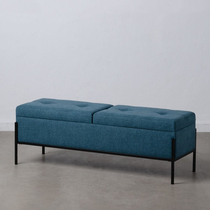 Cufăr 123 x 40 x 43 cm Țesut Sintetic Metal