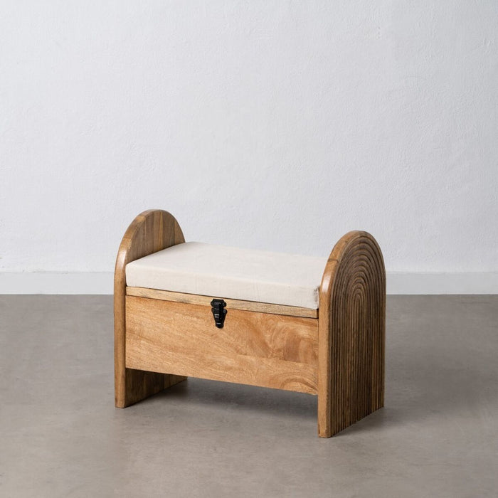 Cufăr 64,5 x 34 x 51 cm Țesut Sintetic Lemn