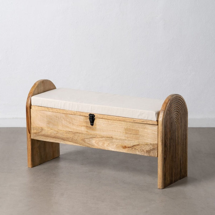 Cufăr 100 x 35 x 56 cm Țesut Sintetic Lemn