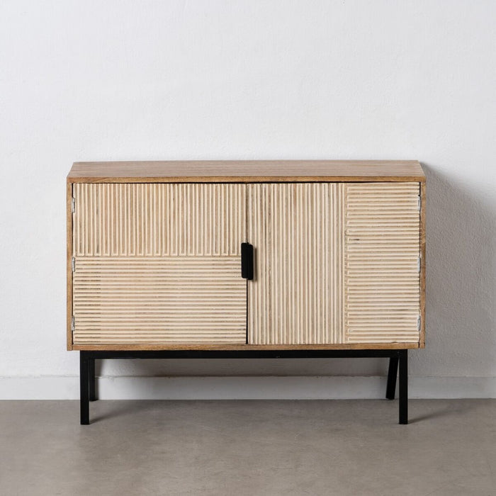 Mobilier pentru Hol 102 x 35,5 x 73 cm Natural Metal Lemn Alb