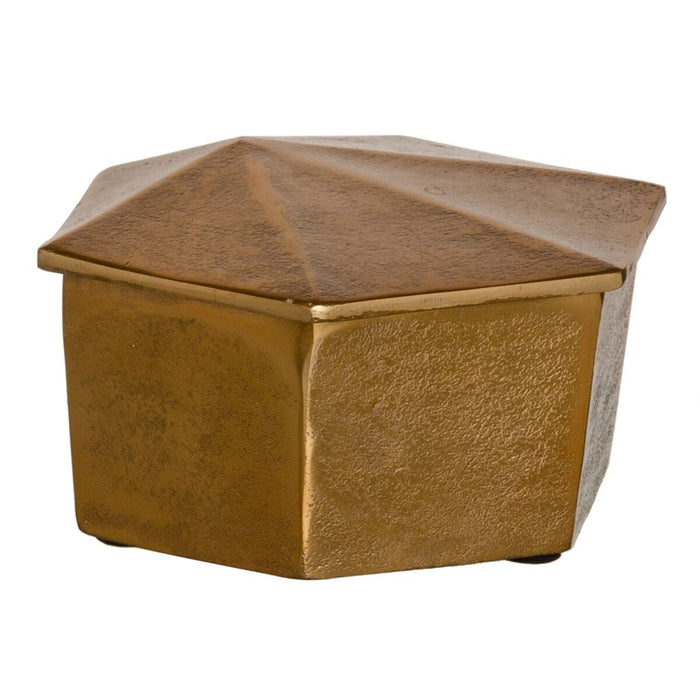 Cutie Multifuncțională Auriu* Aluminiu 19 x 19 x 10 cm