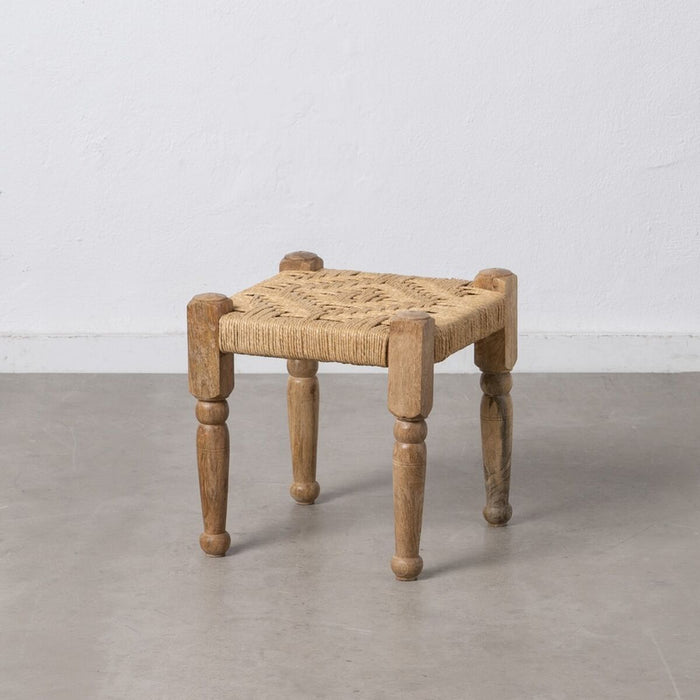 Banchetă Lemn 40 x 40 x 40 cm Fibră naturală