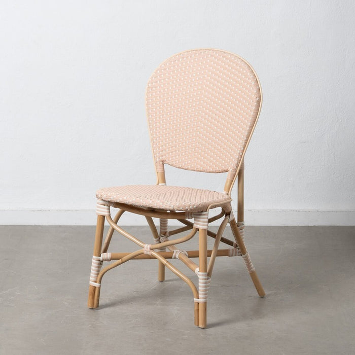 Scaun de Sufragerie 47 x 54 x 93 cm Natural Bej Ratan