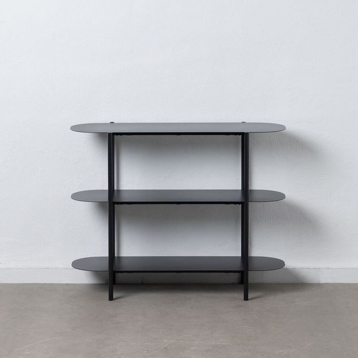 Mobilă TV 90 x 28 x 70,3 cm Negru Oțel