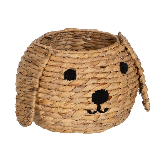 Coș Câine Negru Bej Fibră naturală 27 x 27 x 19 cm