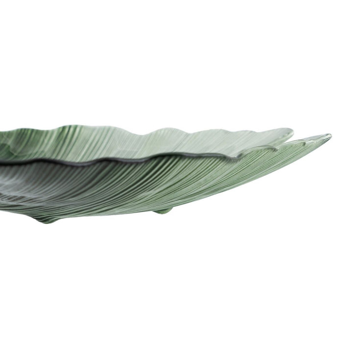 Tavă Verde Scoică 33 x 31 cm