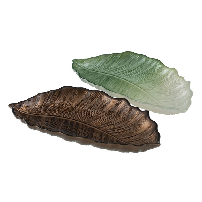 Tavă Maro Frunza a unei plante 31 x 18 cm