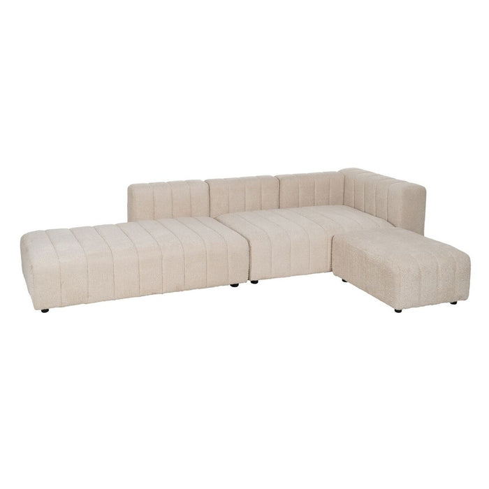 Canapea Bej Poliester Fier 148 x 100 x 66 cm