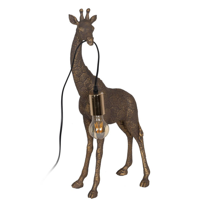 Lampă de masă Auriu* Polirășină 40 W 220-240 V 28 x 15,5 x 60 cm