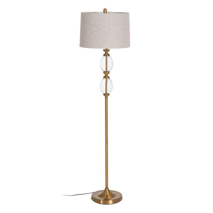 Lampă cu Picior Auriu* 40,5 x 40,5 x 154,5 cm