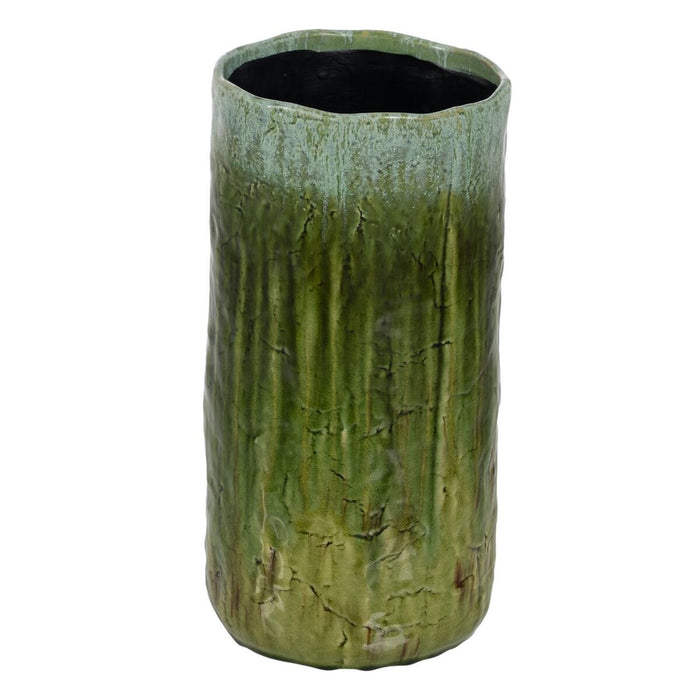 Vază Verde Ceramică 21 x 21 x 41 cm