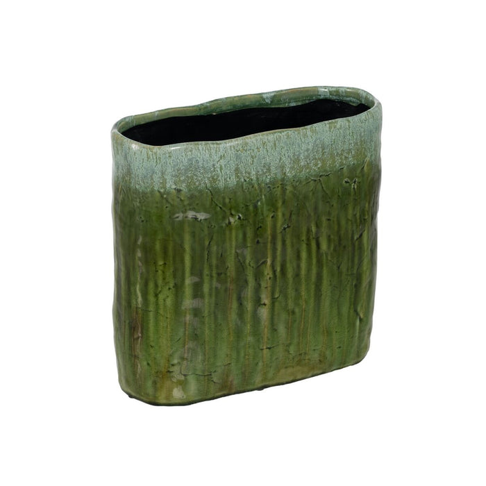 Vază Verde Ceramică 32,5 x 15 x 31,5 cm